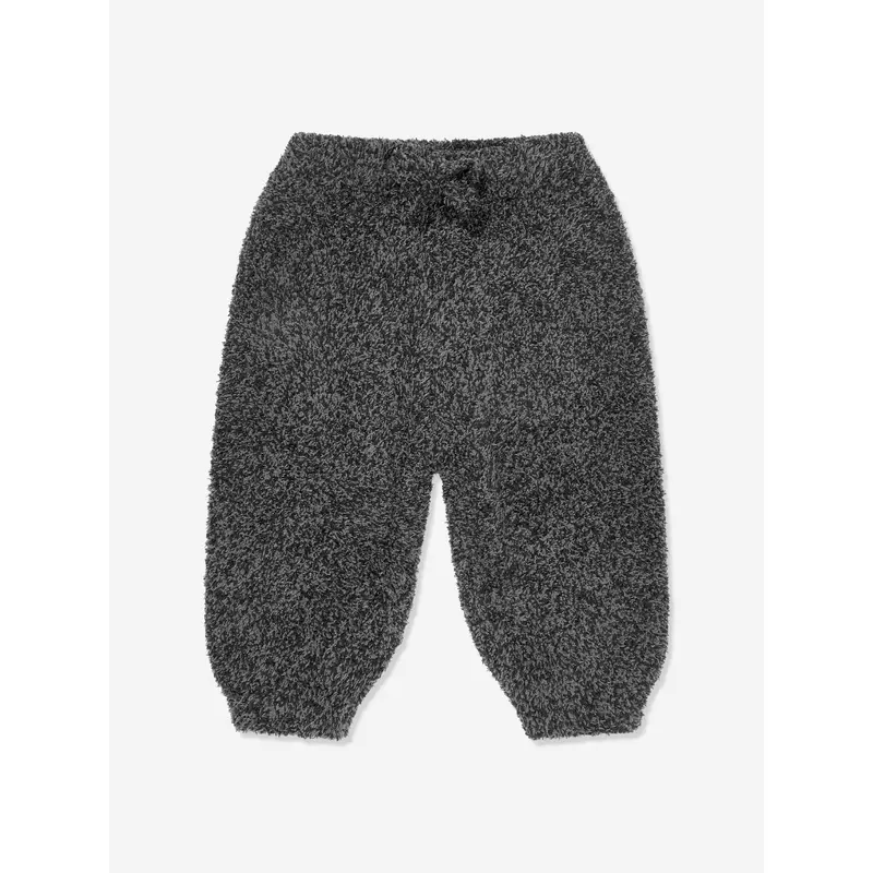 7AM Enfant Baby Fuzzy Boxy Lounge Pants in Black