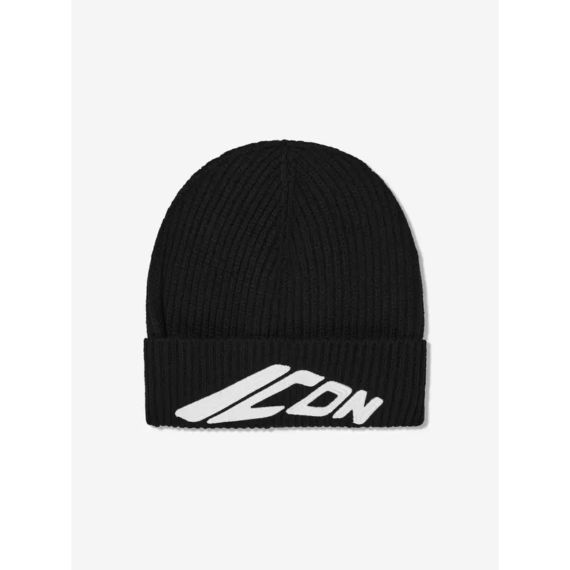 Dsquared2 Kids Icon Beanie Hat in Black