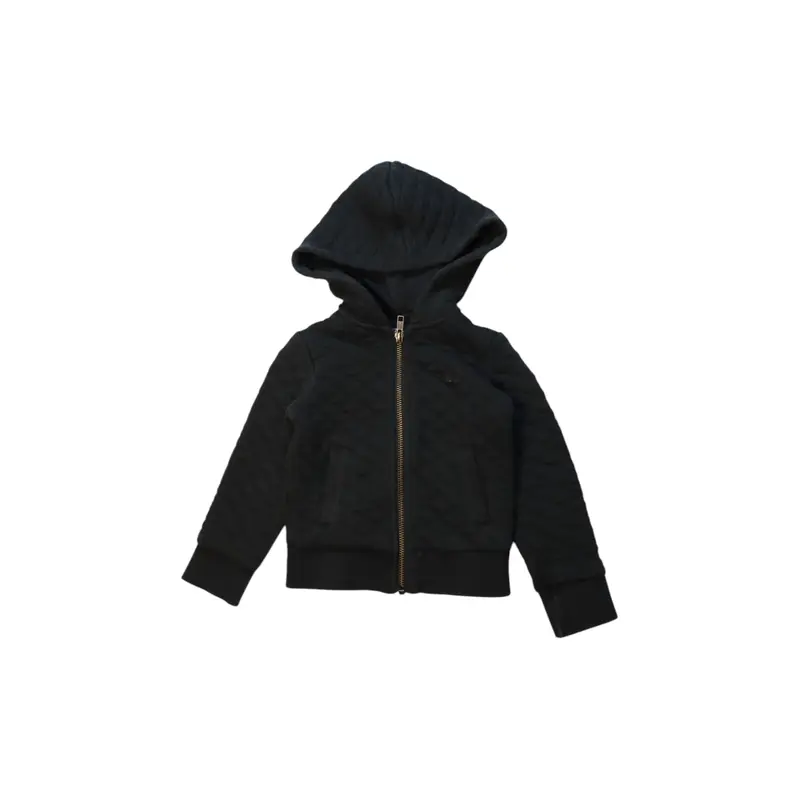 Country Road Quilted Hooded Zippered Sweatshirt 2T