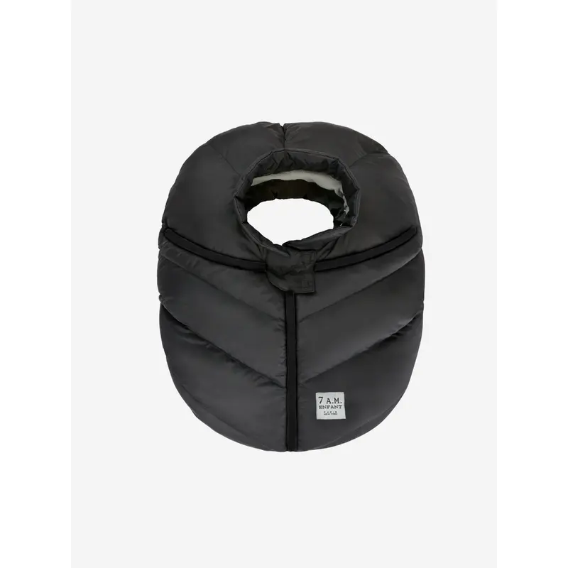 7AM Enfant Baby Car Seat Cocoon in Black (H: 94cm W: 51cm D: 5cm)