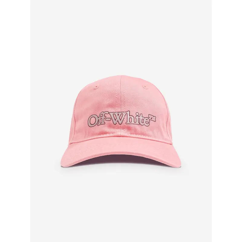 Off-White Girls Big Bookish Baseball Cap in Pink