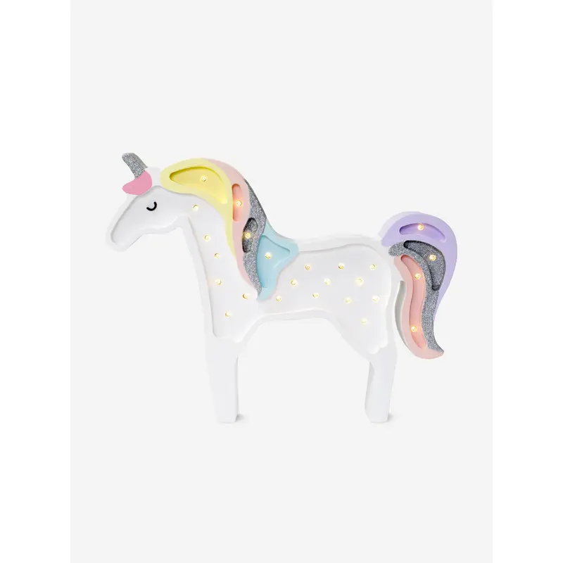 Little Lights Unicorn Lamp in White (30x38x5.5 cm)