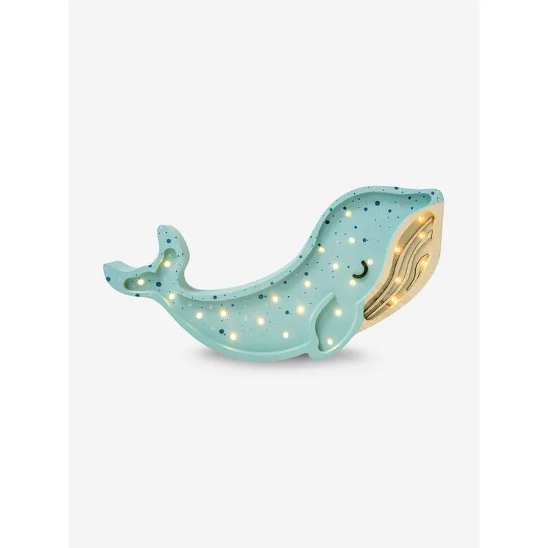 Little Lights Whale Lamp in Blue (15.5x40x5.5 cm)