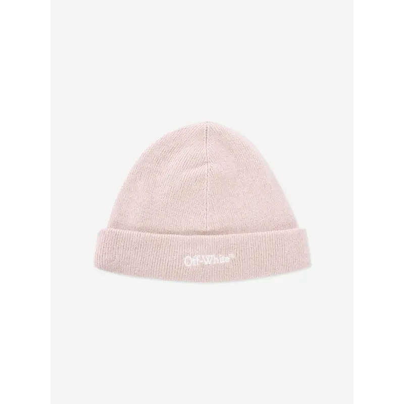 Off-White Baby Bookish Beanie Hat in Beige