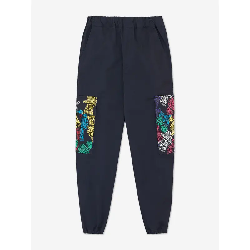 Billionaire Boys Club Boys Robot Cargo Trousers in Navy