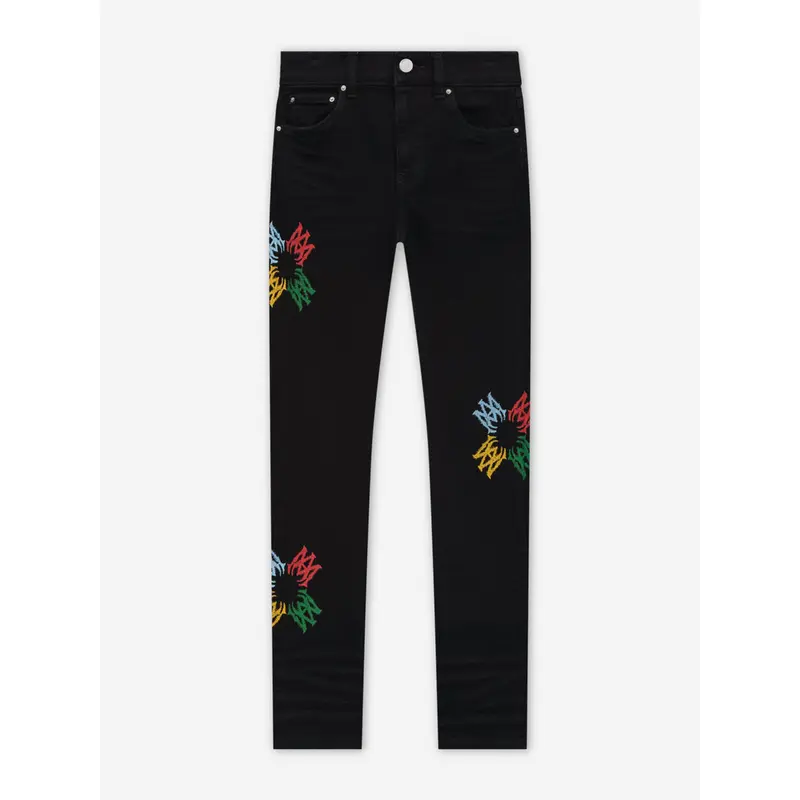 Amiri Kids MA Quad Scribble Jeans in Black
