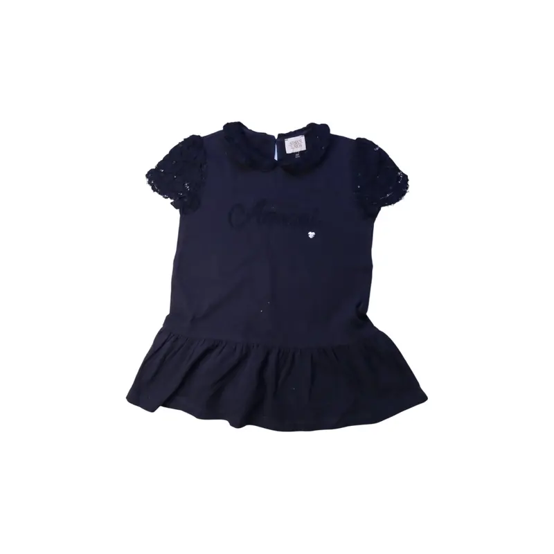 Armani Short Sleeve Lace Dress 10Y