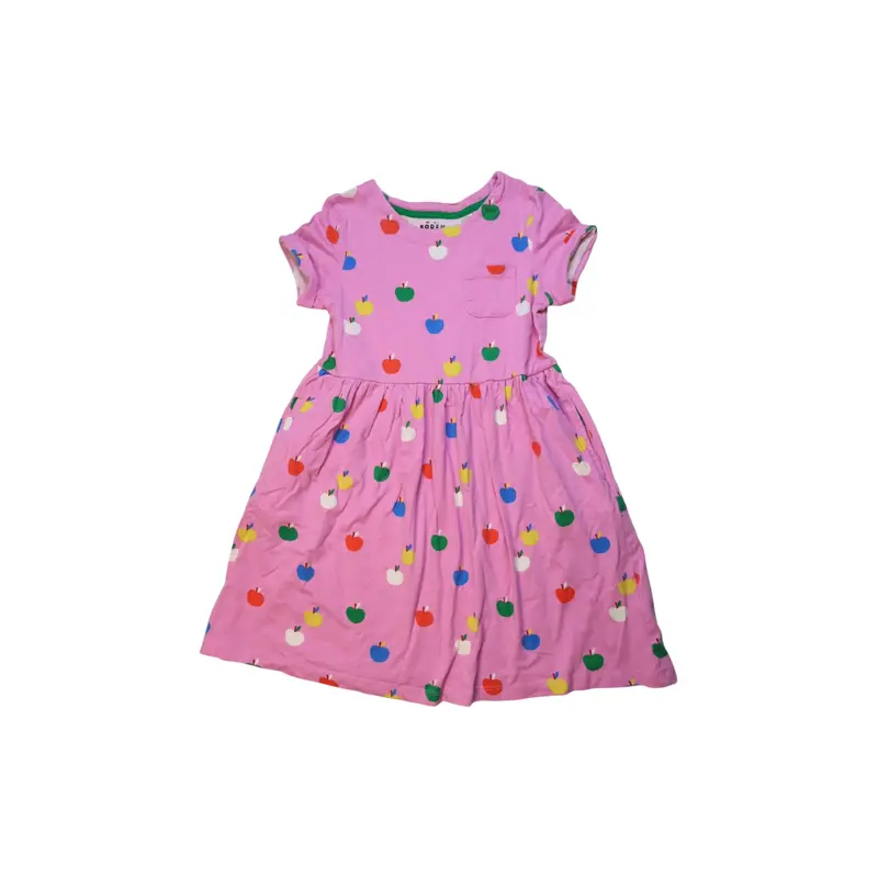 Boden Apple Print Dress 9Y