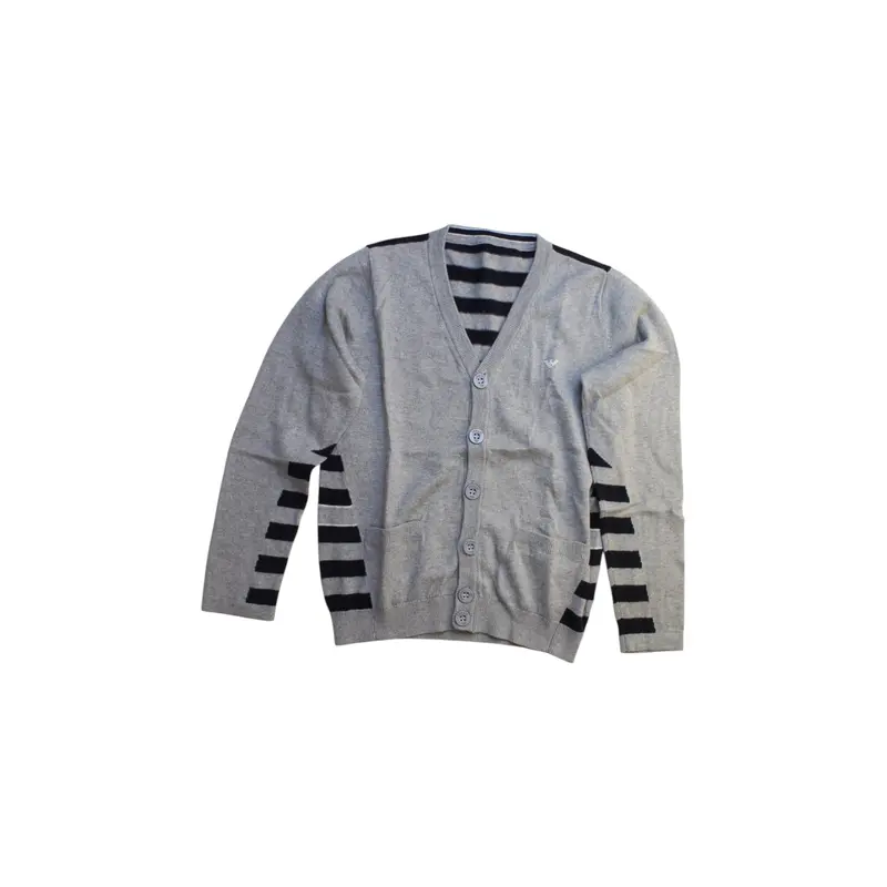 Armani Striped Button-Up Cardigan 10Y