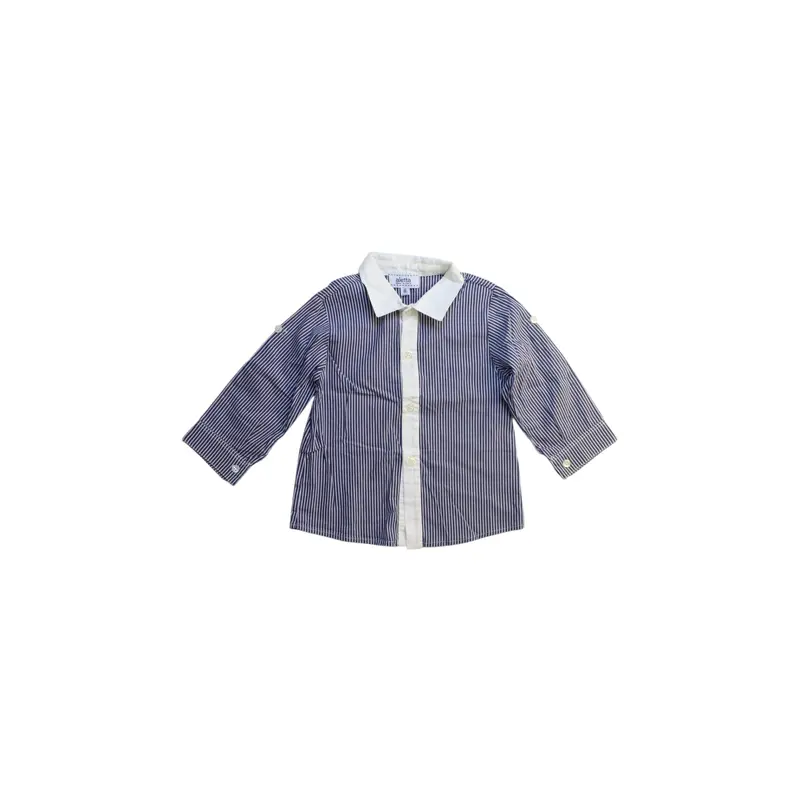 Aletta Striped Button-Down Shirt 12Y