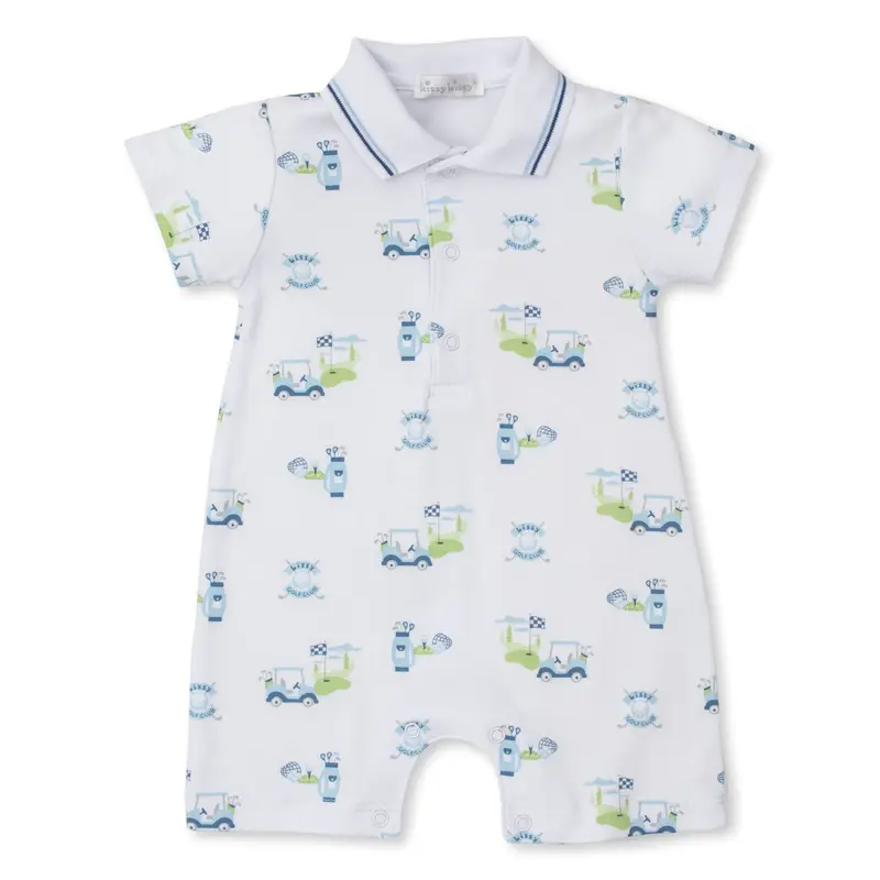 Kissy Golf Club Short Playsuit PRT - Multi Blue