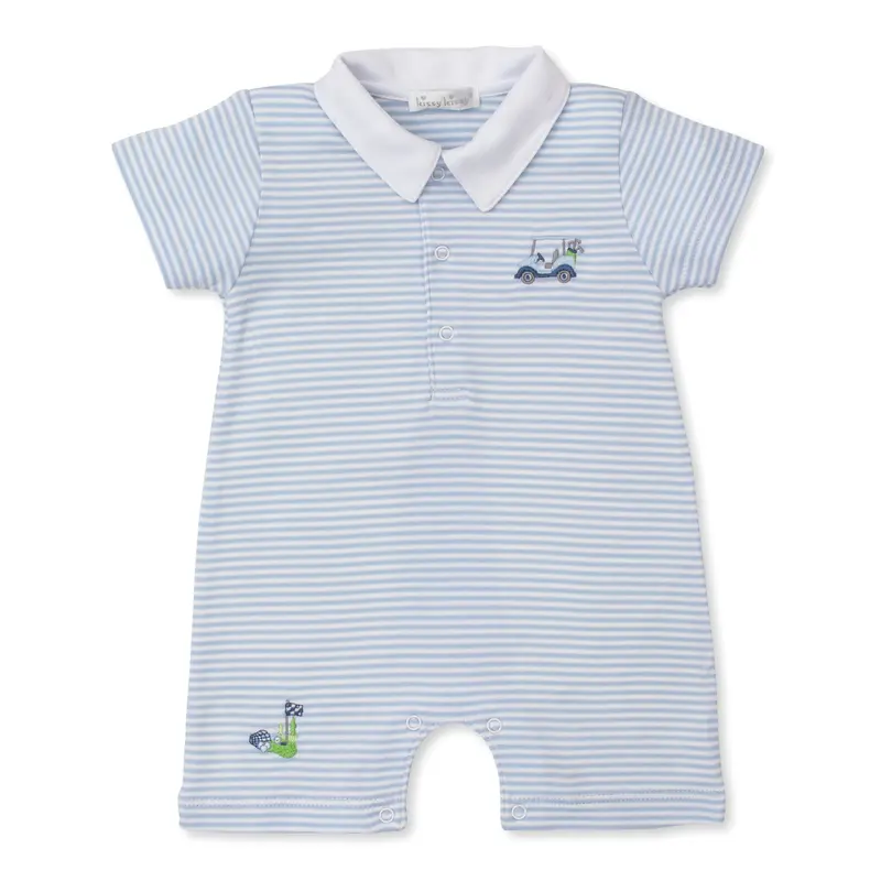 Kissy Golf Club Short Playsuit STR - Multi Blue