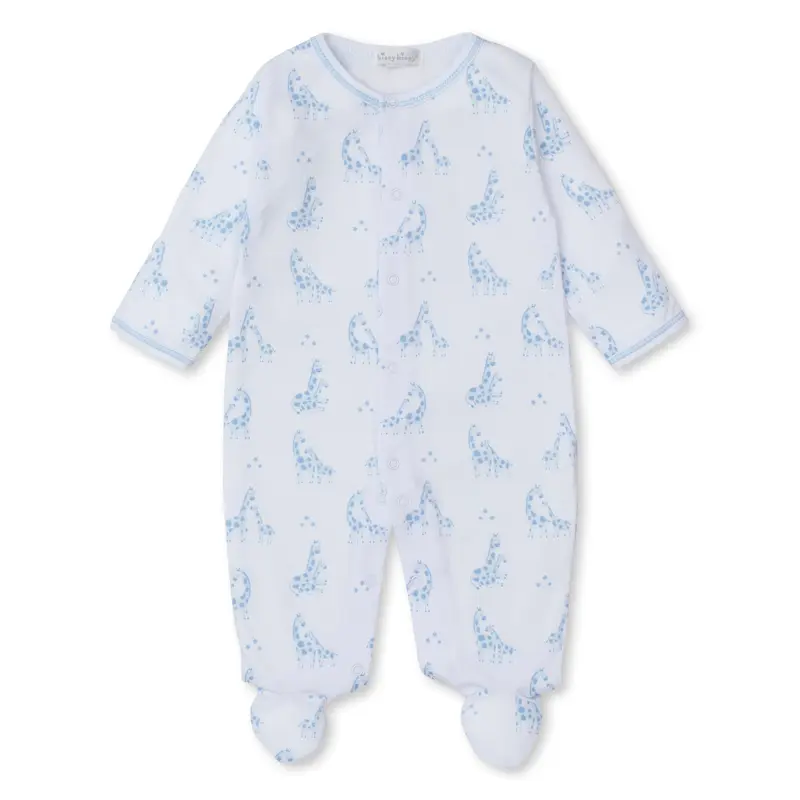 Giraffe Glee Footie PRT - Light Blue