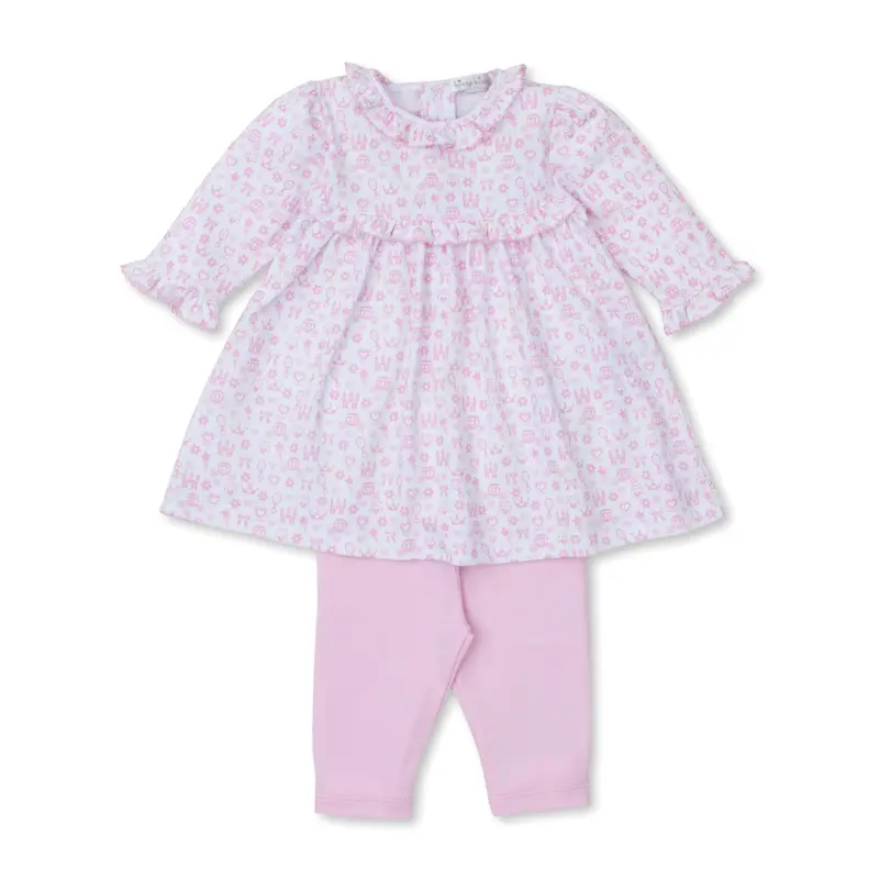 Royal Details Dress Set Mix - Pink