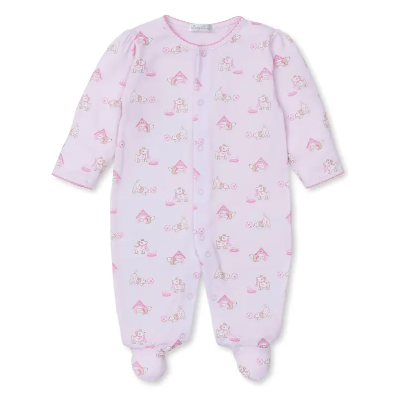 Pups in Action Footie PRT - Pink