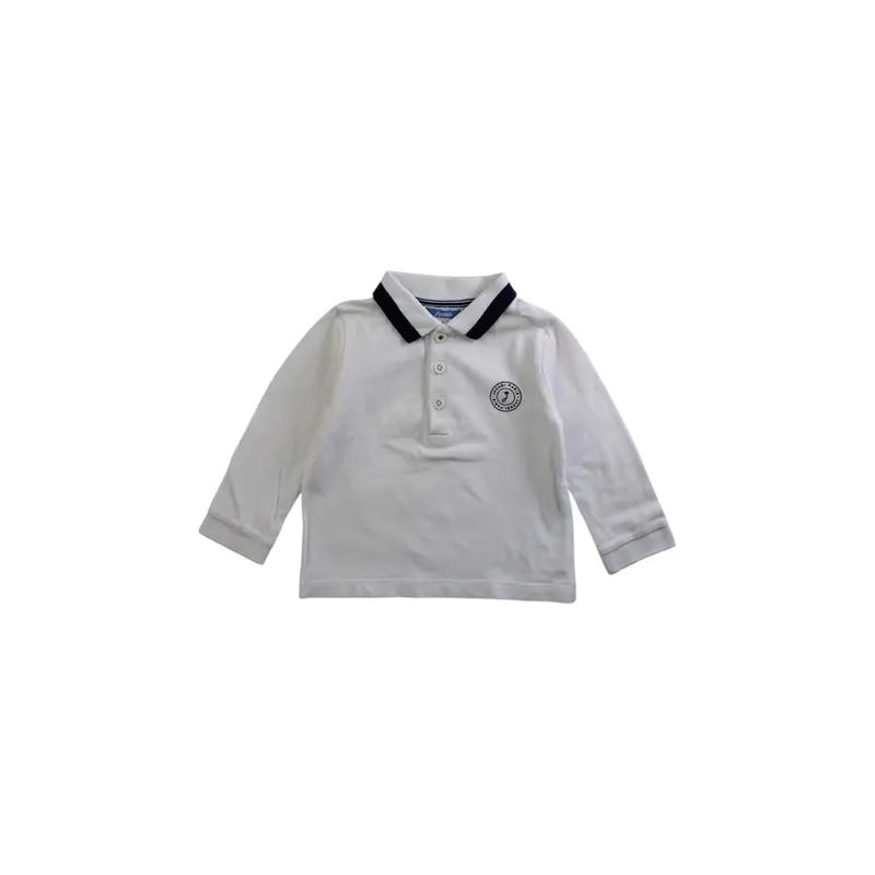 Jacadi Long Sleeve Polo Shirt 6-12M