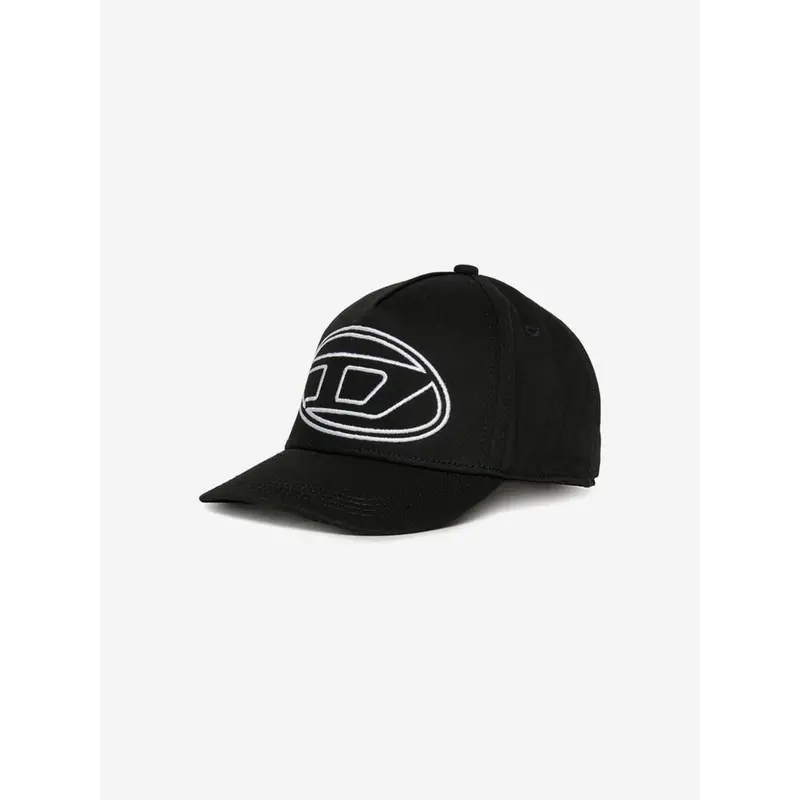 Diesel Boys Oval D Cap in Black