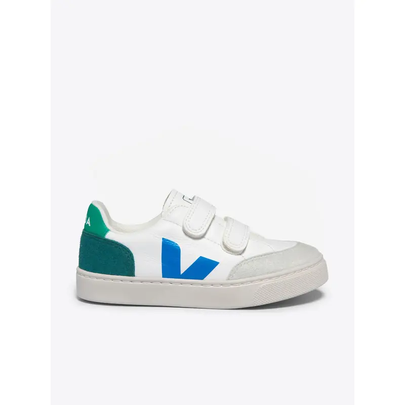 Veja Kids Leather V-12 Trainers in White