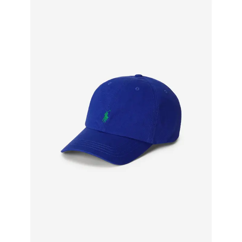 Ralph Lauren Boys Chino Twill Logo Cap in Blue