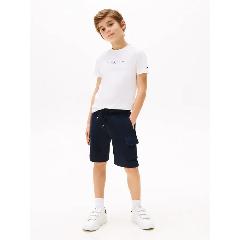 Tommy Hilfiger Boys T-Shirt and Cargo Short Set in White