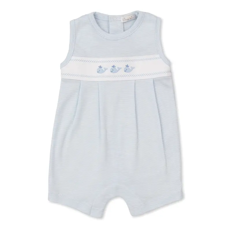 Classic Treasures SP25 Slvless Playsuit STR - Light Blue