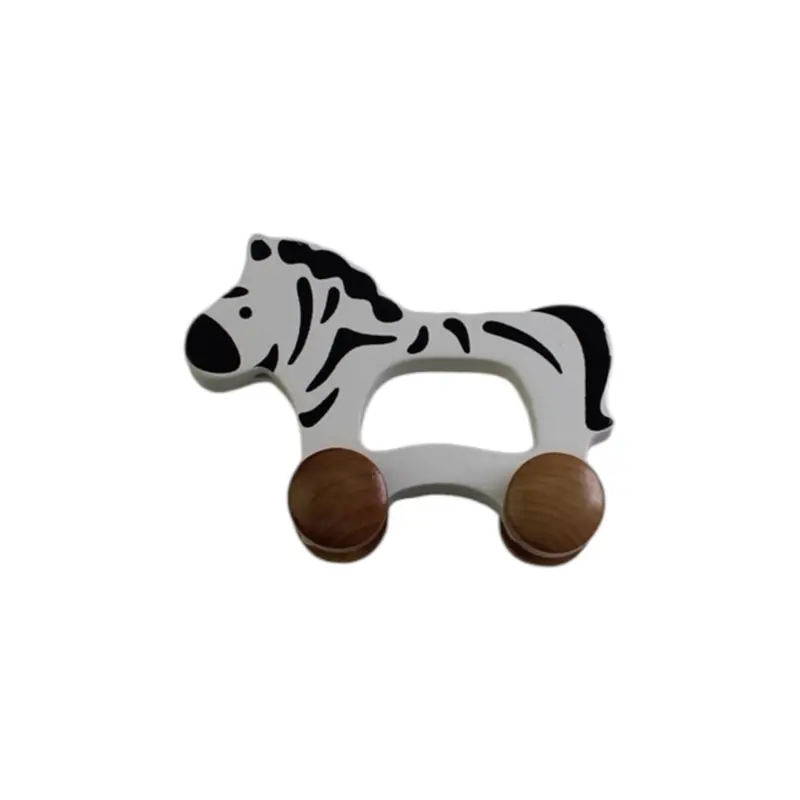 Hape Wooden Zebra Push Toy O/S