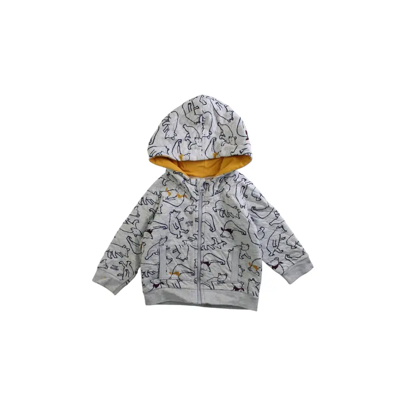 Petit Bateau Animal Hoodie - Size 6-12M