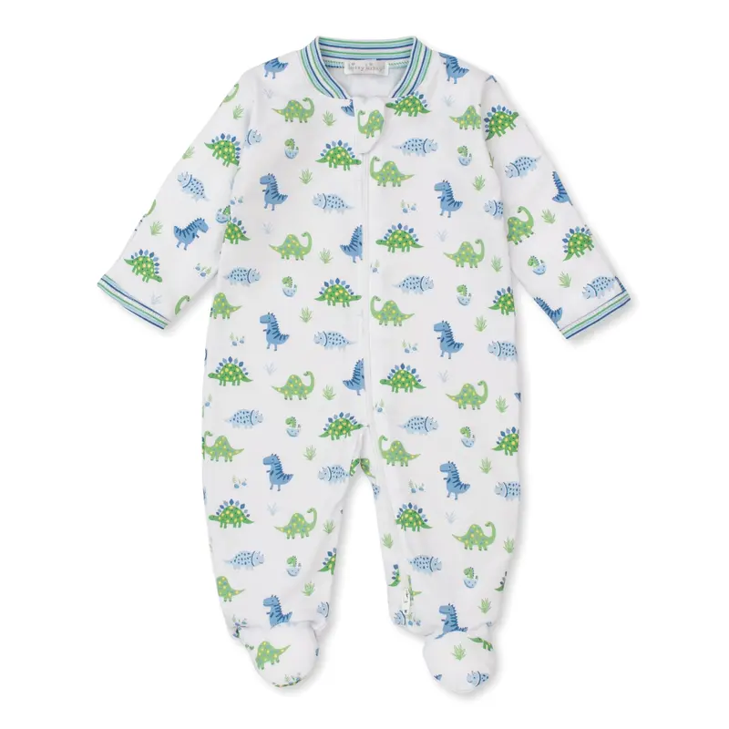 Dino District Footie w/ Zip PRT - Multi