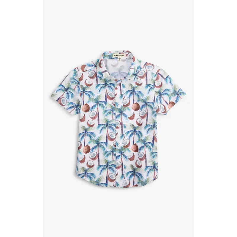 Day Party Shirt - Coconut Palms