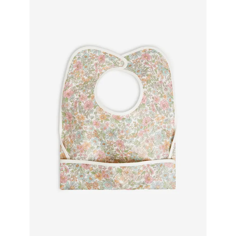 Bonpoint Baby Girls Floral Bavoir Clip Bib in Multicolour (33.2 x 25.6 x 6cm)