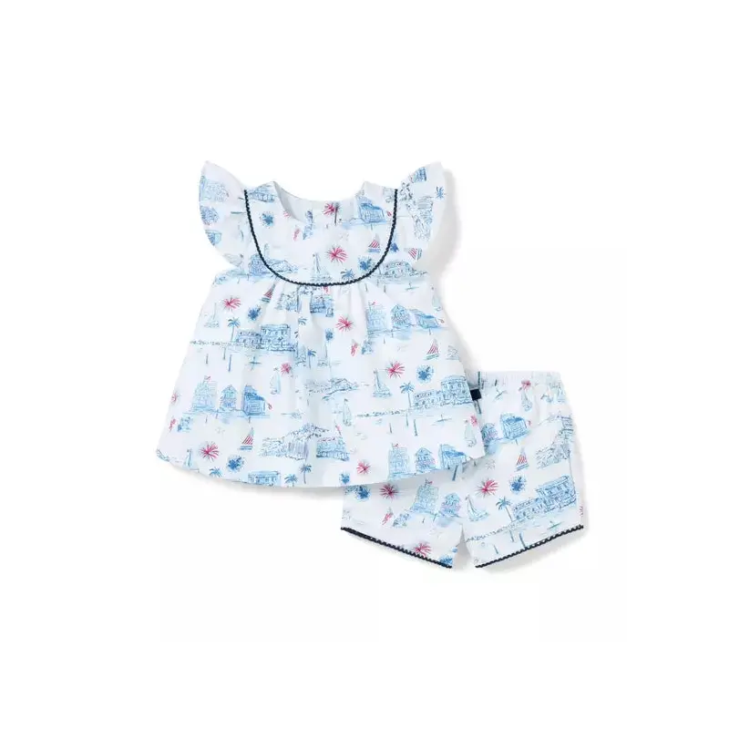 Americana White Toile Matching Set