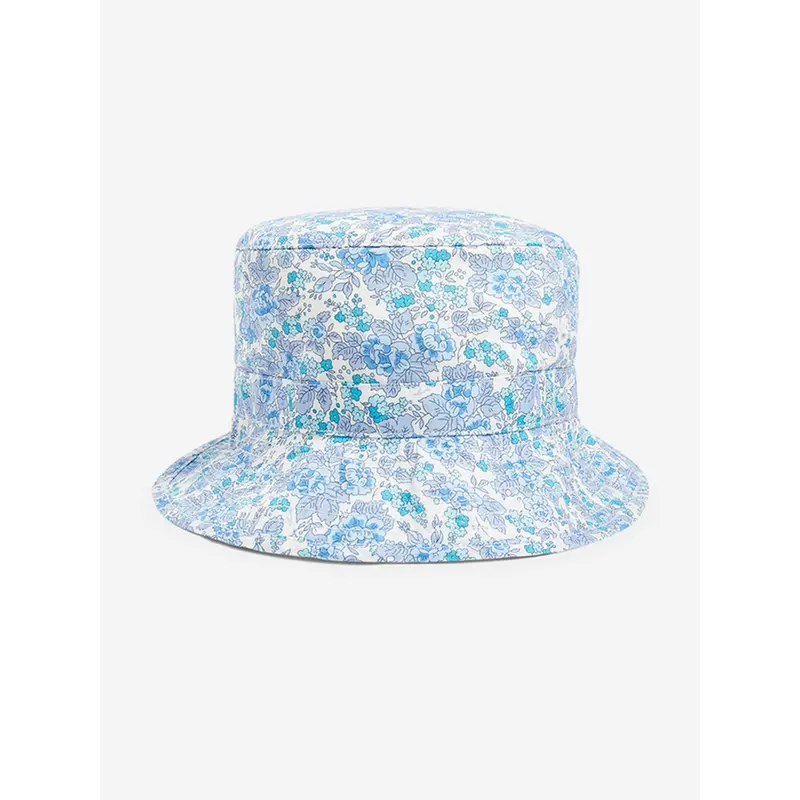 Bonpoint Baby Floral Piob Hat in Blue
