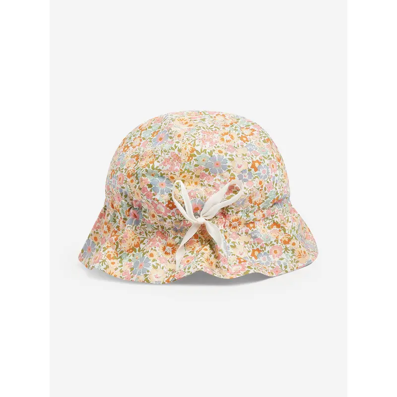 Bonpoint Baby Girls Floral Grigri Hat in Pink