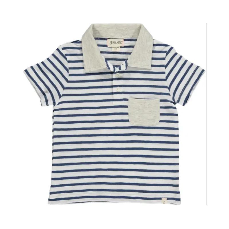 Anchor Navy/White Polo