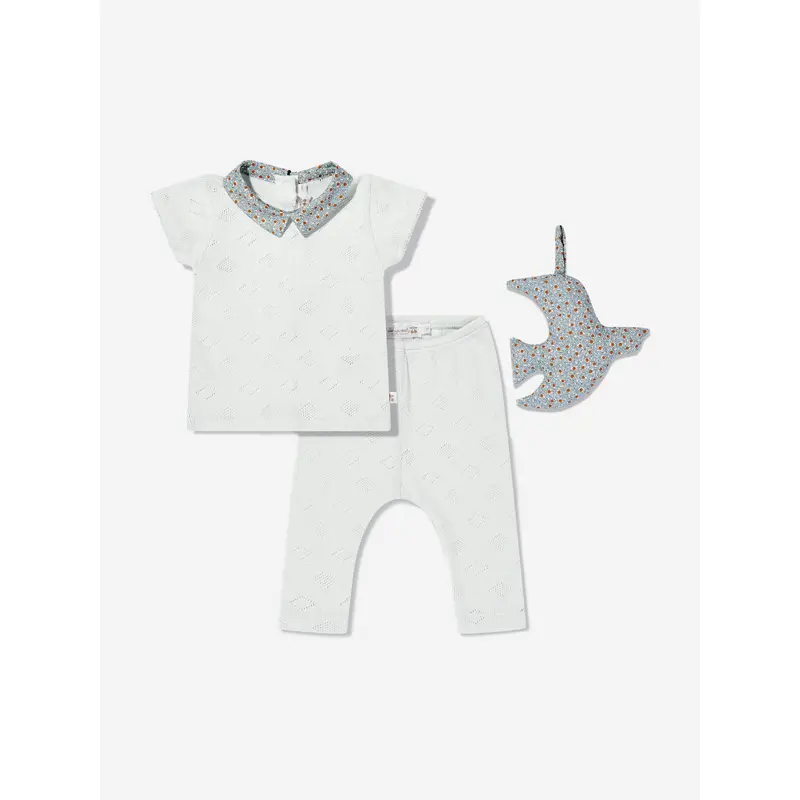 Bonpoint Baby Boys Denice Gift Set in Blue
