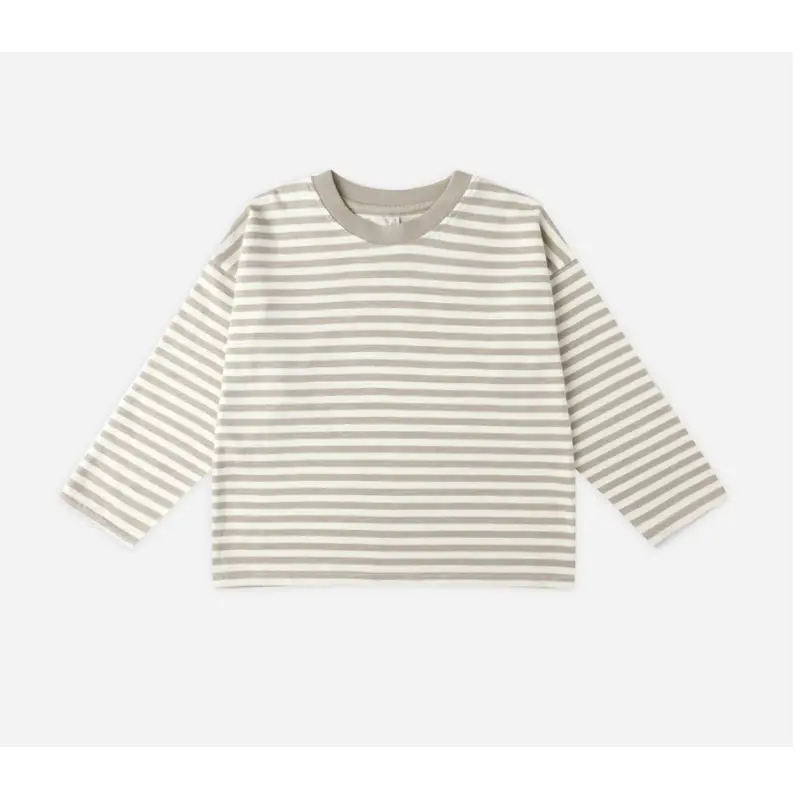 Camden Long Sleeve Tee - Stone Stripe