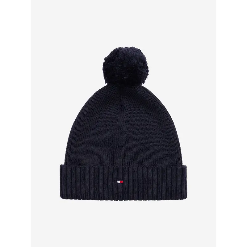 Tommy Hilfiger Kids Essential Pom Pom Beanie Hat in Navy