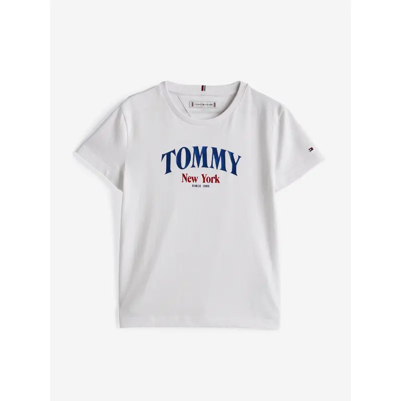 Tommy Hilfiger Girls Varsity Regular T-Shirt in White