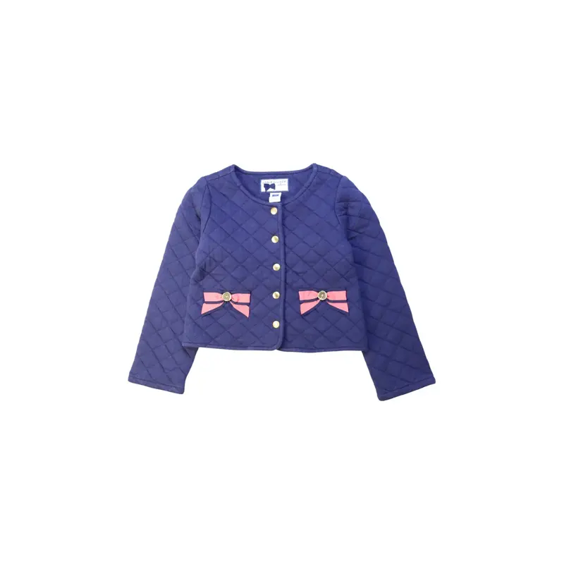 Janie & Jack Quilted Button Jacket 3T-4T