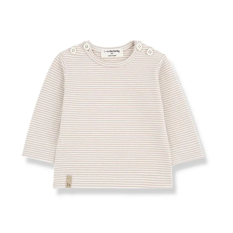 1+ In The Family OT Long Sleeve T-shirt - Beige