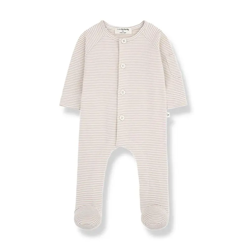 1+ In The Family Philipe Jumpsuit w/feet - Beige