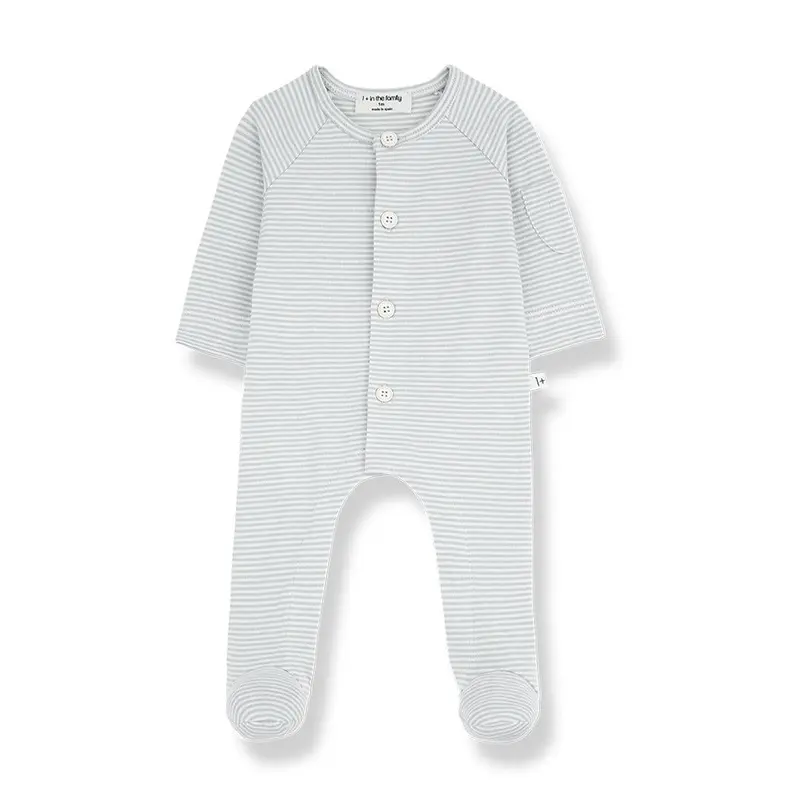 1+ In The Family Philipe Jumpsuit w/feet - Nuvola
