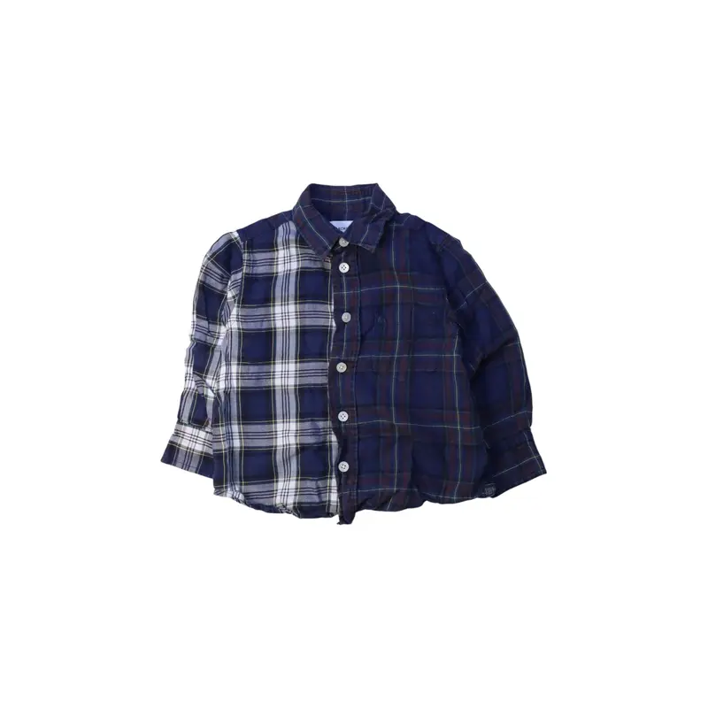 Arch & Line Long Sleeve Button-Up Shirt 2T