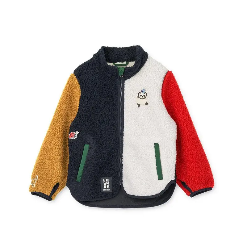 Liewood Nolan Pile Jacket - Around The World Multi Mix