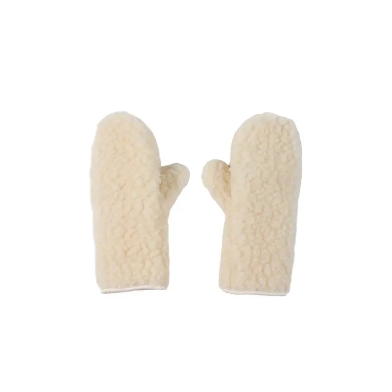 Binibamba Merino Mama Mittens - Milk