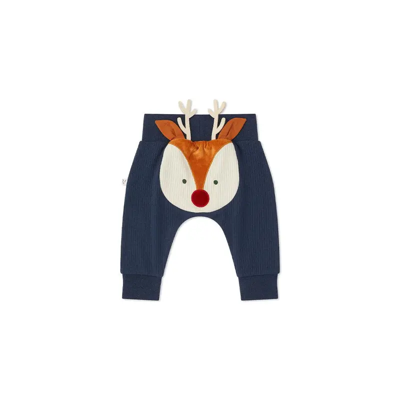 MORI Reindeer Jogger - Reindeer + Navy