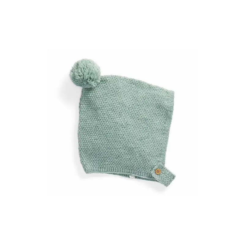 MORI Knitted Bonnet - Mint Green