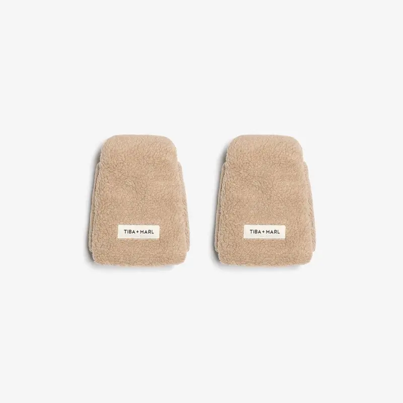 TIBA + MARL Handmitts - Beige Borg
