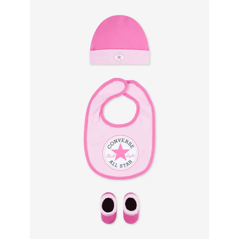 Converse Baby Girls 3 Piece Set in Pink