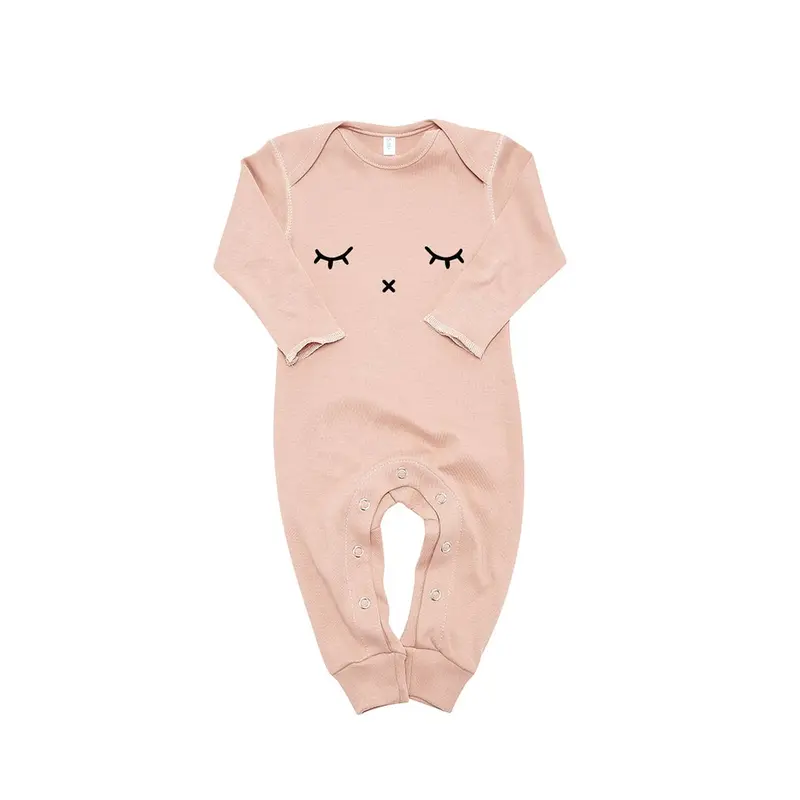 Organic Zoo Sleepy Playsuit - Clay